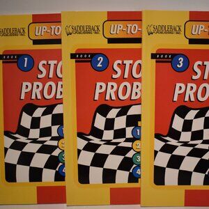 Up-to-Speed Math Story Problems-3 Book Series-Elementary School Age Learning